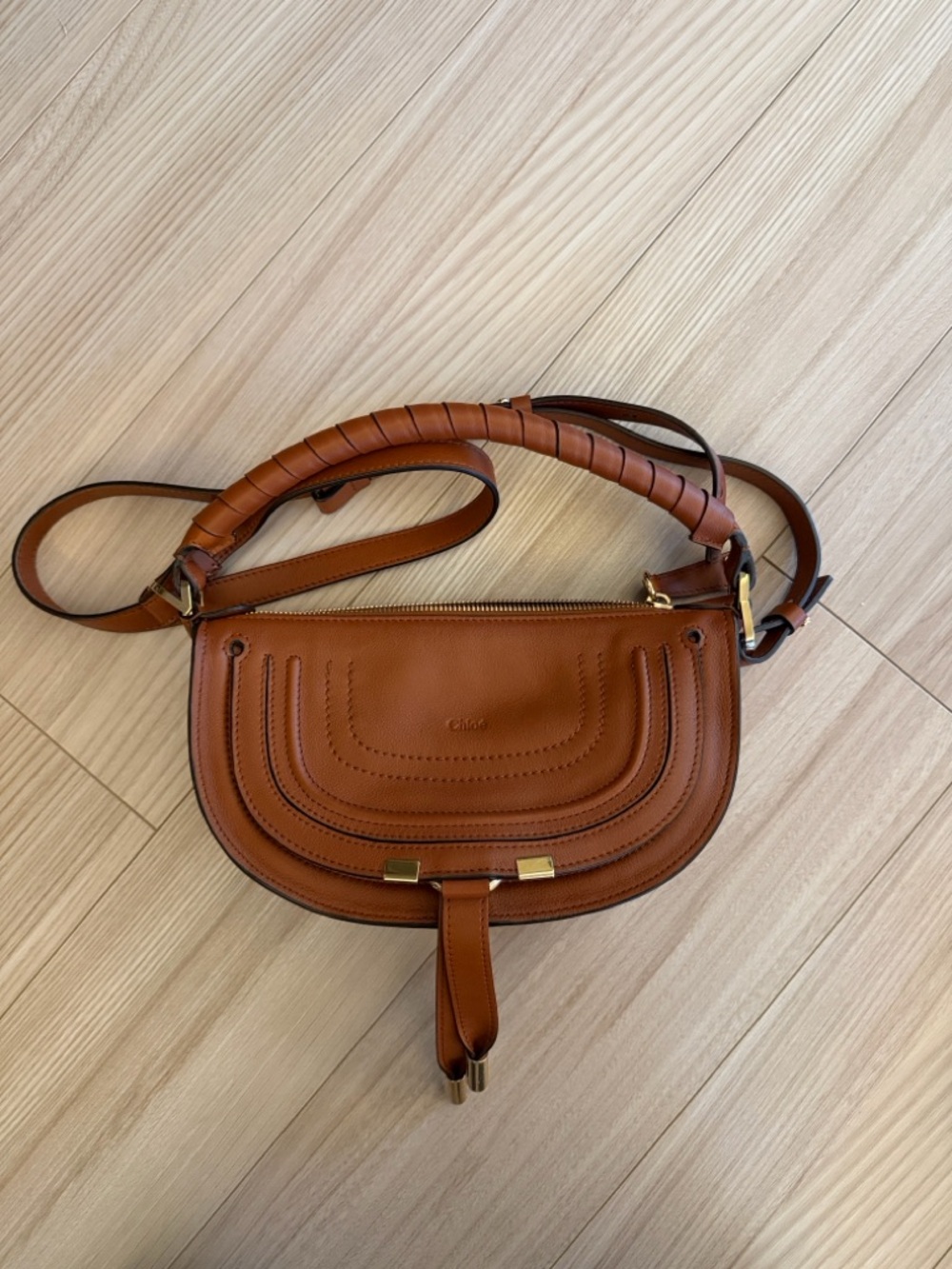 Chloe MINI MARCIE SHOULDER BAG IN SOFT LEATHER